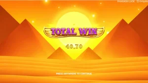 Tampilan visual slot Pharaoh Luck dengan tema Mesir kuno yang mewah dan penuh simbol keberuntungan.