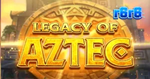 Pemandangan kuil Aztec kuno yang megah dalam slot Legacy of Aztec
